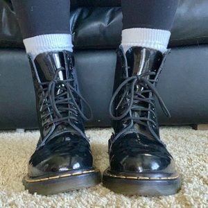 Dr. Martens 1460 Black Patent Leather Boots